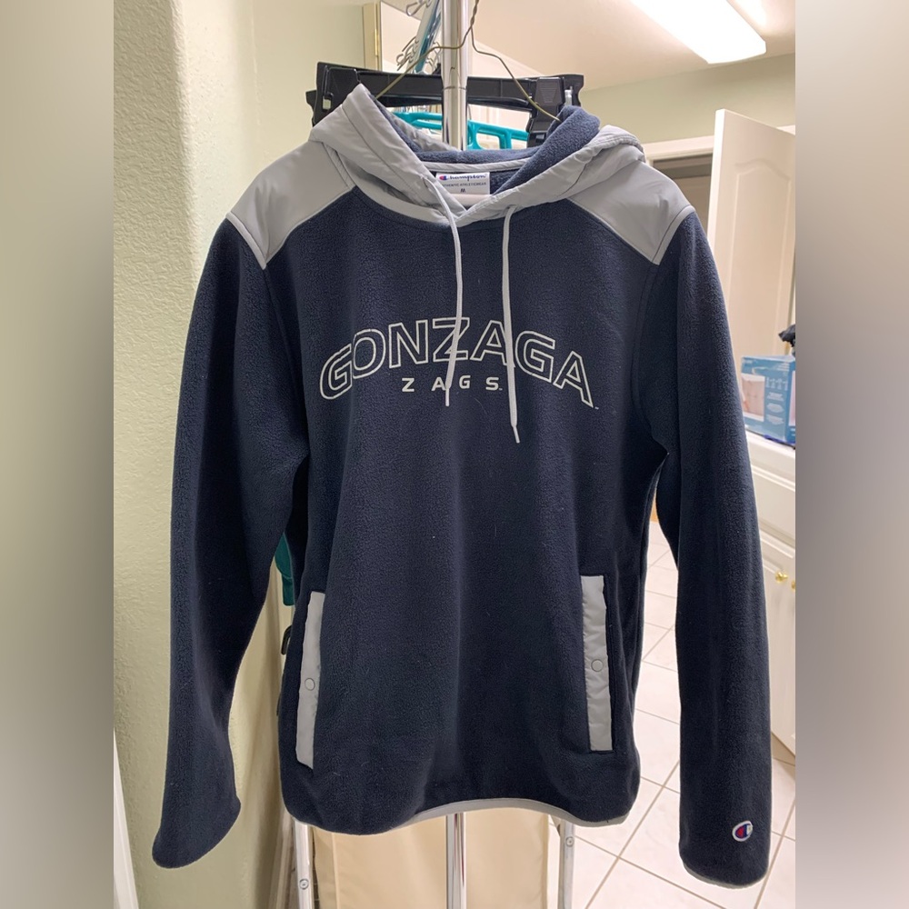 Gonzaga hoodie fleece Polartek fabric jacket champion medium